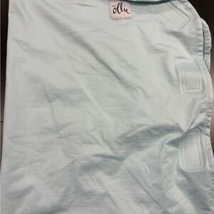 Light Blue Ollie Swaddle Blanket
